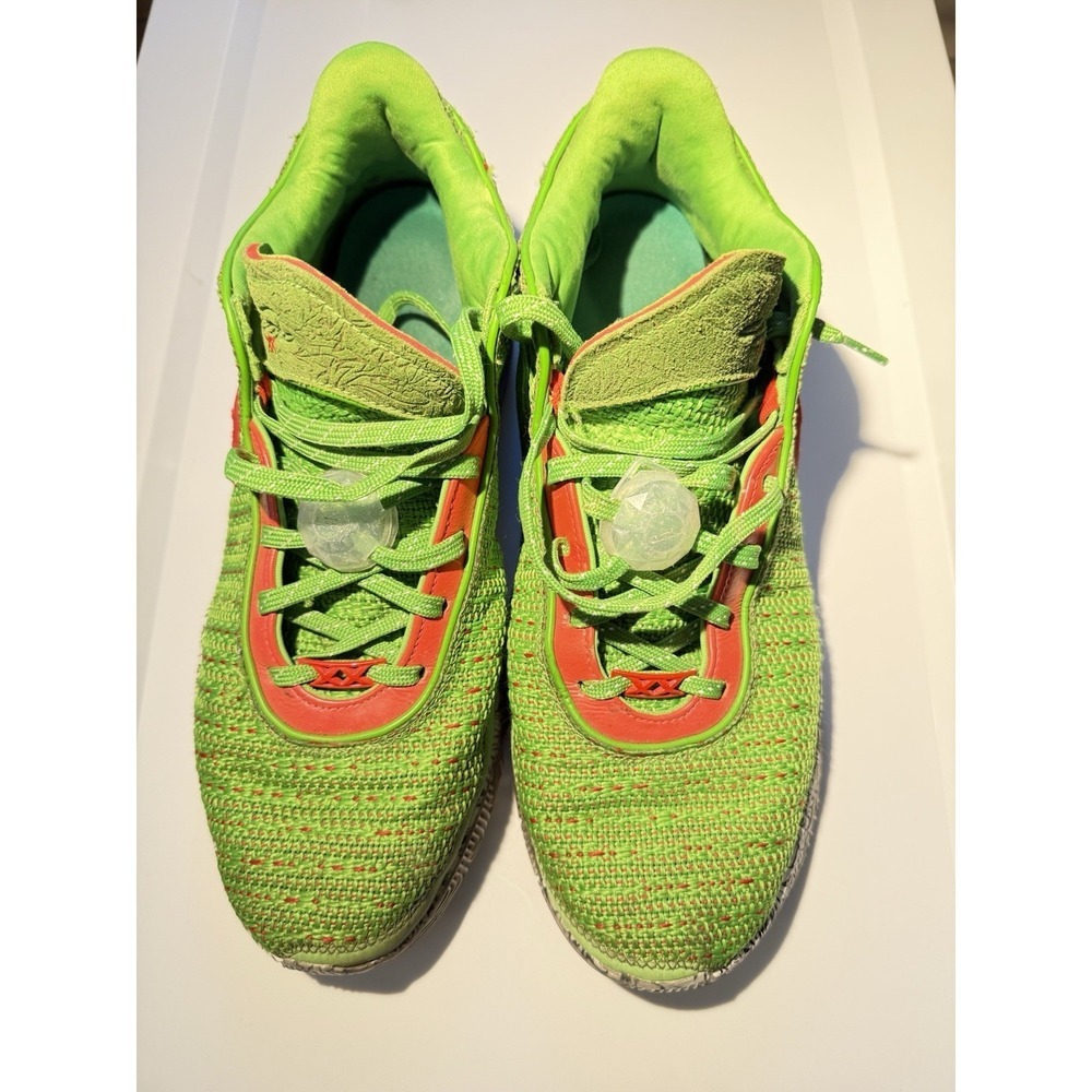 Nike LeBron 20 Christmas Men 14 Green Apple FJ4955-300 Low Top Basketball Shoes